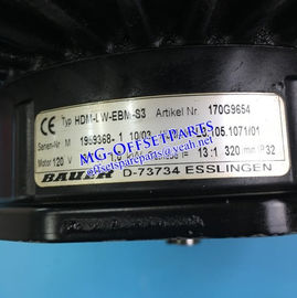 L3.105.1071/01, M3G112/SZ2.34 120V, HD VARNISH FOUNTAIN ROLLER DRIVE, HD ORIGINAL USED PARTS proveedor